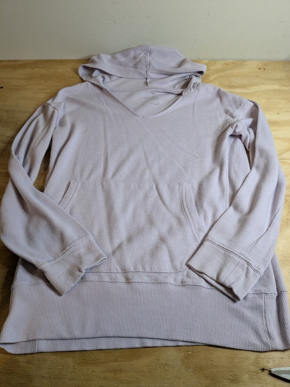 So Womens Hoodie Sz Medium Purple Lounge Life Hooded Jacket Sweater Leisure Wear